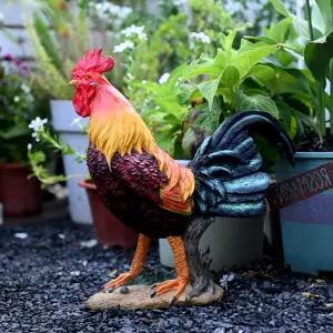 정원소품 정원꾸미기 닭 수탉 조형물 인테리어 소품 동물 마당 화단