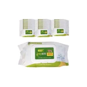 균이제로 손소독티슈 소독용세정제 알콜70% 75매X24팩