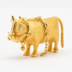 한국기업금거래소 황금24K 순금소 37.5g 우드케이스 제공