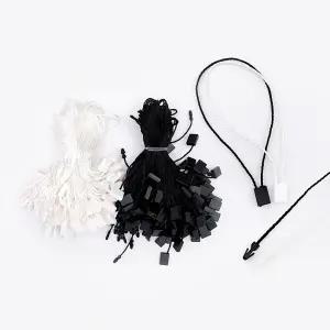 KP 실고리 화살촉 약100개 택고리 택끈 상표끈 라벨끈