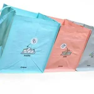 재활용 분리수거함 3종 세트 타포린 정리함 생활 쓰레기통 타포린 분리수거함