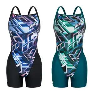 아레나 여성수영복 매트릭스 3부 반신 수퍼플라이백 A5BL1LD36