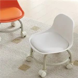 이동식 바퀴달린 등받이 좌식의자 작업 청소의자 허리편한 바퀴형 등받이형 의자