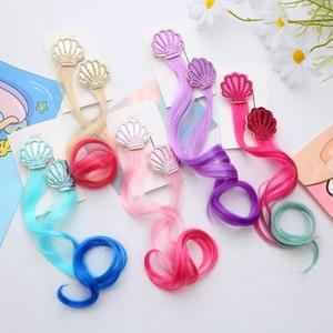 공주 어린이 레인보우 머리띠 헤어 피스 코스프레 엘사 드레스 업 세트 유아 소녀 파티 웨딩 생일을위한 땋