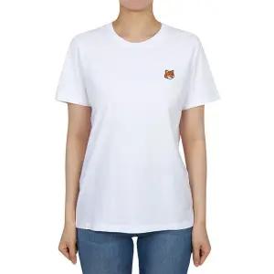 [메종키츠네] 폭스헤드 여성 반팔티셔츠 PW00113KJ7026 P100