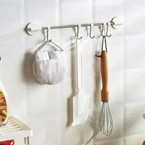 무타공조리도구걸이 거치대 싱크대 벽걸이 국자걸이 고리