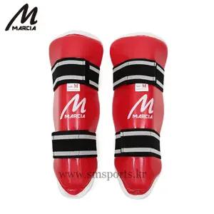 마르시아 멀티아대 레드 팔 다리 보호대 태권도 겨루기 훈련용품 정강이보호
