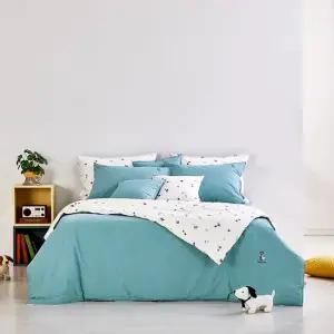 홈]고밀도 양모 파블로 민트[8온스] 슈퍼싱글 퀸 킹세트[퀼트이불+패드+베개커버]