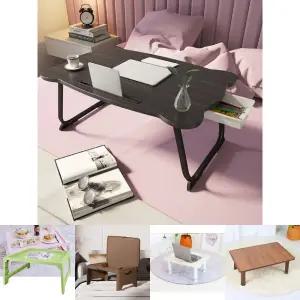 (블랙) 홈원 접이식 좌식책상 D-2/다용도/낮은식탁/미니/작은식탁/밥상/인테리어/사이드/베드테이블/이동식