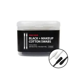 파인듀 낱개포장 블랙면봉 90p+화장면봉90p