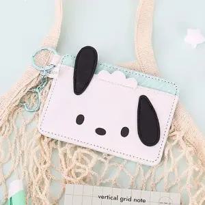 [하프클럽/]산리오 샤인 키링 입체 카드지갑 포차코 1P 카드 수납