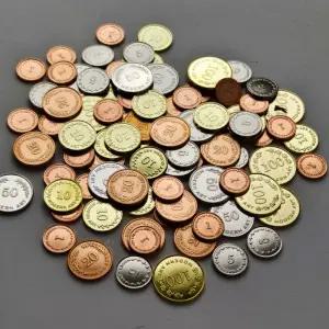 보드게임 메탈코인 세트 고급 액세서리 범용 모던아트용