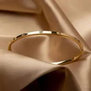 못 팔찌 못모양 한줄  로즈골드