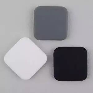 벽 문 가구 충격방지 다용도쿠션 접착식 사각 실리콘 흑색