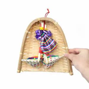 [더담고]전통 미니키 복조리 S 세트 ( 행운 액막이 키복조리 개업 신년 설날 새해 집들이 선물 )