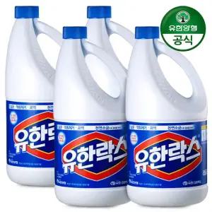 유한락스 레귤러 4L 용기 x 4개