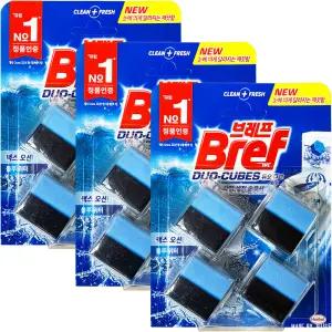 헨켈 브레프 듀오 큐브 블루 50g x 4개입 3개