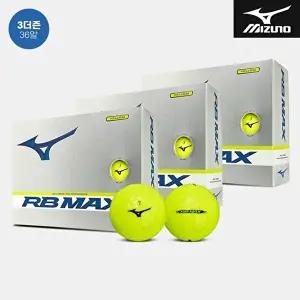[미즈노][3더즌 36알]미즈노 RB MAX 골프볼[남여공용][옐로우][5N733512D]