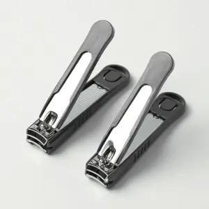 클리핀 안튀는 대형 손톱깎이 2p세트(블랙)/자동/손톱/깍이/손톱깍기세트/돋보기/손톱깍기/그린/벨