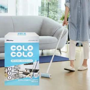 고로고로 돌돌이 테이프클리너 밀대 본체1+리필4롤 세트 3단길이조절 롱핸들 코스트코