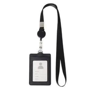 [하프클럽/]1개 블랙 사원증 릴 목걸이 릴홀더 출입증 목걸이 줄 ID카드 릴케