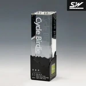 2024 성우 SM-17 골프 싸이클버디 기념트로피[크리스탈][70x70x235]