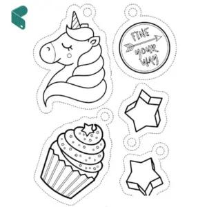 마술종이 쉬링크지 NO 31 공예용품 DIY 키링 만들기 도안 슈링클스 종이재료 커머스픽101