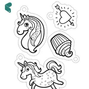 마술종이 쉬링크지 NO 35 공예 DIY 키링 만들기 도안 프린팅 용지 슈링클스 커머스픽101