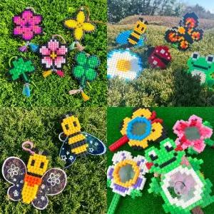 디폼블럭 봄 동식물 만들기 어린이만들기 봄꽃 디폼블록 미니블럭 늘봄 돌봄 어린이 - 옵션