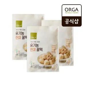 [올가] ORGA 유기농 현미 꿀떡 480g(20g*3입)*8봉 x 3개