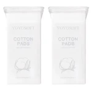 늘어나는 화장솜 거즈시트 홀타입, 2개, 100개입