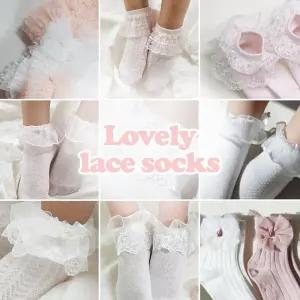 키즈 여아 공주 레이스 양말 유아 아동 드레스 아기 초등 학예회 발표회 봄 여름 국산