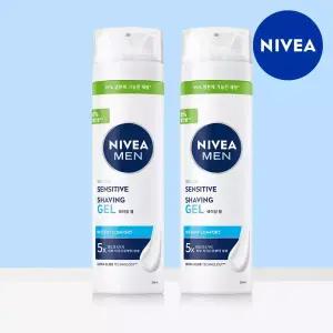 니베아 맨 센서티브 쉐이빙 젤 200ml 2개
