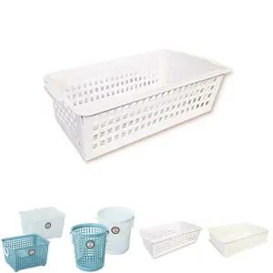 메쉬바구니1호_수납소품/수건/정리함//바구니/정리/바스켓/플라스틱/사각/소쿠리/미니/다용도/소품/간식