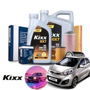 기아 모닝(올뉴)(11~) 1.0 가솔린 킥스 2026 5w30 합성엔진오일 필터세트 오일교환 패키지