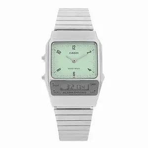 시계 AQ-800E-3ADF (AQ-800E-3A) 아날로그 디지털 스퀘어 메탈시계