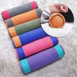 메밀베개 베개세상 매직크린 베개 목 그레이 원형 누빔