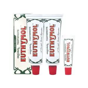 [ EUTHYMOL ] 유시몰 오리지널 핑크 치약 대용량 120g 2개+20g