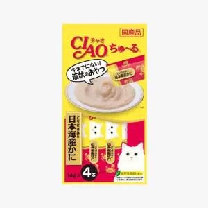 [4SC-76] 이나바 챠오 츄르 닭가슴살&게 14g 4P