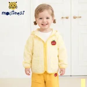 [몰리멜리] 애플체크시어서커후드점퍼