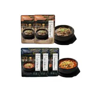 쉐프컬렉션 중앙해장 한우양해장국 3팩 + 한우사태곰탕 2팩