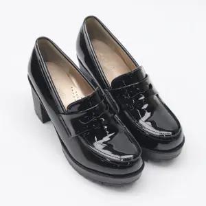 J487 상도 중안경 말굽 민자 여성구두 225-250mm