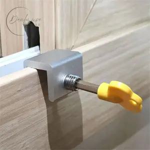 딜뮤즈스토어 딜뮤즈 열림방지 창문 창틀 스토퍼 1구 2구 방충망고정장치