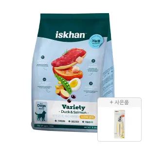 이즈칸 독 버라이어티 오리와연어 피모개선 6.5kg, 1개 + 도기맨 HS프로용발톱깎이, 1개