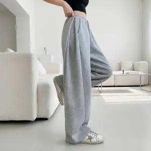 [제니유]여성용 데일리 사이드 핀턱 절개 와이드 숏 롱 트레이닝 밴딩 팬츠