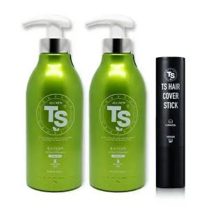 TS 올뉴 티에스샴푸 500g x 2개 (사은품 TS헤어커버스틱 블랙)