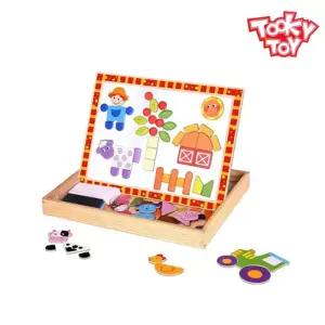 (투키토이) 뉴농장자석퍼즐(014)/지능/발달/장난감/교구/자석/퍼즐/아기/유아/인지/활동/도형/투키토이