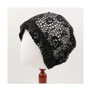 플라워 망사 여성 여름 비니 두건 머리두건 조리모 위생모자