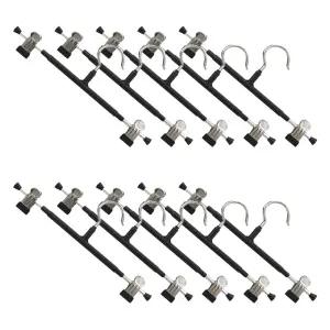 셀링온 바지 옷 걸이 10P 택1/논슬립 치마 하의 옷걸이 바지용 팬츠용 하의용 치마용 미끄럼방지 옷장 정리