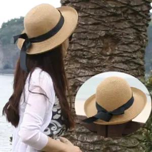 페도라 밀짚 밀집 여름 햇빛가리개 라피아햇 사파리 라탄 모자